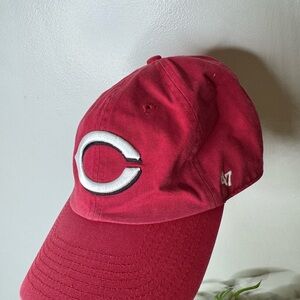 47 Brand Red Cap with White Emblem